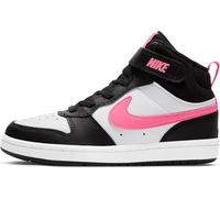 Nike Garçon Unisex Kinder Court Borough Mid 2 (TDV) Young Athletes Shoe, Black/Sunset Pulse-White, 26 EU