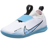 NIKE Garçon Unisex Kinder Zoom Vapor 15 Academy IC Chaussures De Foot en Salle (in), White/Baltic Blue-Pink Blast, 28.5 EU