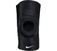 Nike - Genouillère de compression ouverte unisexe "Pro" pour homme/femme - Néoprène, maille CS690 (L) (Noir)