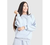 Nike Girls' Club Oversized Crew Sweatshirt Junior - Gris 13-15Y