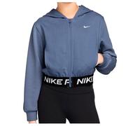 Nike - Girl's NP Dri-Fit Full Zip Fleece Hoody - Sweat à capuche - M - world indigo / world indigo / black / white