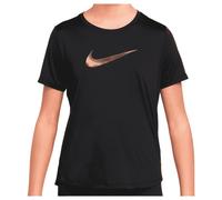 Nike - Girl's NP Dri-Fit One S/S Top Sport - T-shirt technique - XS - black / black