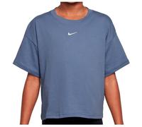 Nike - Girl's NSW Tee Boxy Essential LBR - T-shirt technique - XS - world indigo