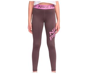 Nike - Girl's Pro Dri-Fit Tight High Brand Read VNR - Legging - M - tattoo / light magenta