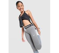 Nike Girls' Pro Leggings Junior - Gris 13-15Y