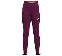 Nike - Girl's Sportswear Classic High-Waisted Leggings - Legging - M - bordeaux / white