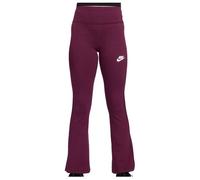 Nike - Girl's SW Classic Girls High-Waisted Flared - Legging - M - bordeaux / white