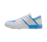 Nike Golf Air Jordan NU Retro 1 G Chaussures - Noir/Vert chance/Blanc 002, Blanc/bleu université, 45.5 EU