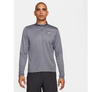 Nike Half Zip Core Long Sleeve Running Top Mens Gris fumé M Male