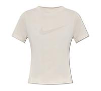 Nike - Haut à manches courtes Burnout Logo ajusté - Femme - Sport - Rose - Taille: 38 FR
