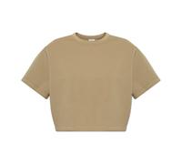 Nike - Haut court oversize en molleton Pre-Game - Femme - Sport - Beige - Taille: 38 FR