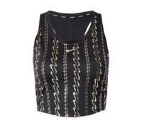 NIKE Haut de sport 'One' or / noir / blanc, Taille L