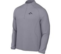 Haut 1 2 zip nike trail gris homme