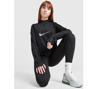 Nike Haut Swoosh Zippé 1/2 Fille Junior - Noir 7-8Y