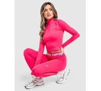 Nike Haut zippé 1/4 Training One - Rose XS