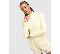 Nike Haut Zippé Training Femme - Jaune L