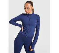 Nike Haut Zippé Training Zenvy Femme - Midnight Navy S