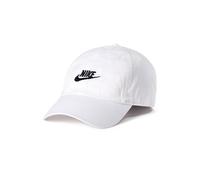 Casquette délavée souple Futura Nike Club pour enfant Blanc/Noir L/XL