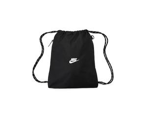 Nike Heritage Drawstring 2.0 Sac Unisexe pour Adulte, Noir/Blanc, Taille Unique