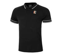 Polo de tennis NikeCourt Heritage pour Homme Noir/Blanc XXL