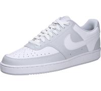 NIKE Homme Court Vision Low Sneaker, Pure Platinum White, 45 EU
