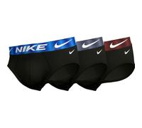 Nike Hip Brief 3PK sous-vêtements, Blk-GM RYL/Ash SLT/Bur CRSH PIX WB, XS Homme