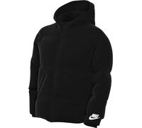 Nike Hip Length Hooded Jacket K Nsw Tf Rpl Hgh Snfl Jkt Aoq, Black/Black/White, FD2841-010, XS