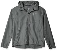 Nike Hip Length Hooded Jacket M Nk Rpl Miler Jkt, Smoke Grey/Smoke Grey/Reflective Silv, DD4746-084, 2XL