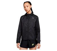 Nike Hip Length Hooded Jacket W Nk Essential Jacket, Black/Reflective Silv, CU3217-010, S