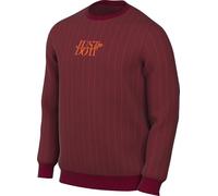 NIKE HJ2157-677 Club Sweatshirt Homme Team Red/Safety Orange Taille M