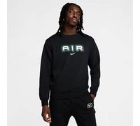 Nike HM0177-011, Sweat-Shirt Air en Polaire avec col Rond pour Homme, Noir/Noir