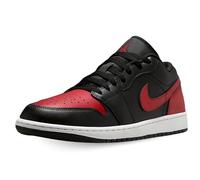 Nike Homme 1 Low Basket, Black Summit White Varsity Red, 44 EU