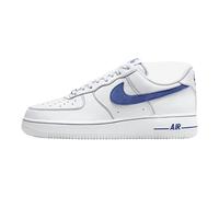 NIKE Homme AIR Force 1 '07 LV8 Sneaker, White Deep Royal Blue, 42 EU
