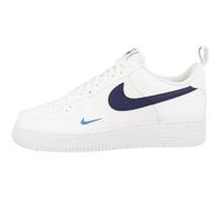 Nike Homme Air Force 1 '07 Sneaker, White Deep Royal Blue L Photo Blue, 45.5 EU