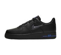 NIKE Homme AIR Force 1 Jewel Sneaker, Black Dark Grey Racer Blue, 42.5 EU