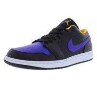 Nike Homme Air Jordan 1 Basso Baskets, Deep Black Dark Concord Taxi Black, 47.5 EU