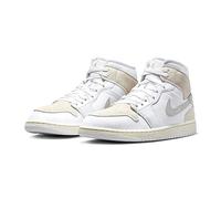 Nike Homme Air Jordan 1 Mid Scarpe Chaussures de Sport à la, White Lt Orewood Brown Tech Grey, 43 EU
