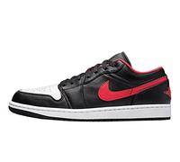 Nike Homme Air Jordan 1 Sneaker, Noir Blanc Rouge, 44 EU