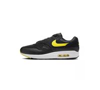 Nike Homme AIR Max 1 ESS Sneaker, Black Opti Yellow Summit White, 42 EU