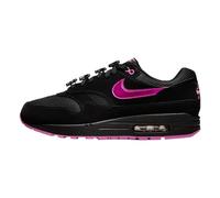 NIKE Homme Air Max 1 Premium Sneaker, Black Playful Pink University Red, 44 EU