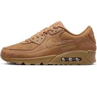 Nike Homme Air Max 90 Premium Sneaker, Flax Wheat Gum Light Brown, 40.5 EU