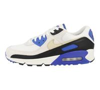 Nike Homme Air Max 90 Premium Sneaker, White/Khaki-Racer Blue-Black, 41 EU