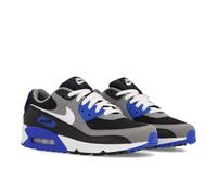 NIKE Homme AIR Max 90 Sneaker, Black White Lyon Blue Varsity Maize, 43 EU
