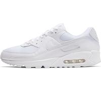 Nike Homme Air Max 90 Sneaker, White/White-White-Wolf Grey, 45 EU