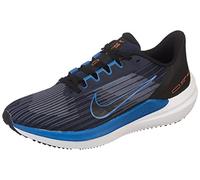 Nike Homme Air Winflo 9 Baskets, Obsidian DK Marina Blue Black White, 44 EU
