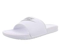 Nike Homme Benassi JDI Chaussures de Plage & Piscine, Multicolore (White/Reflect Silver/White 000), 42.5 EU