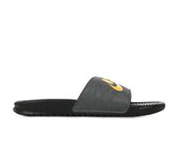 Nike Homme Benassi Just Do It Sandale, Black/Laser Orange-Iron Grey, 42.5 EU