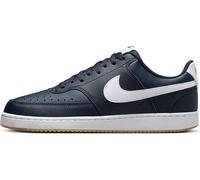 Nike Homme Court Vision Lo Sportswear Shoe, Obsidian/Summit White-Gum Light Brown, 42.5 EU