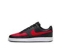 Nike Homme Court Vision Low Sneaker, Black University Red White, 46 EU