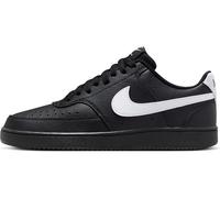 NIKE Homme Court Vision Low Sneaker, Black/White/Black, 44 EU
